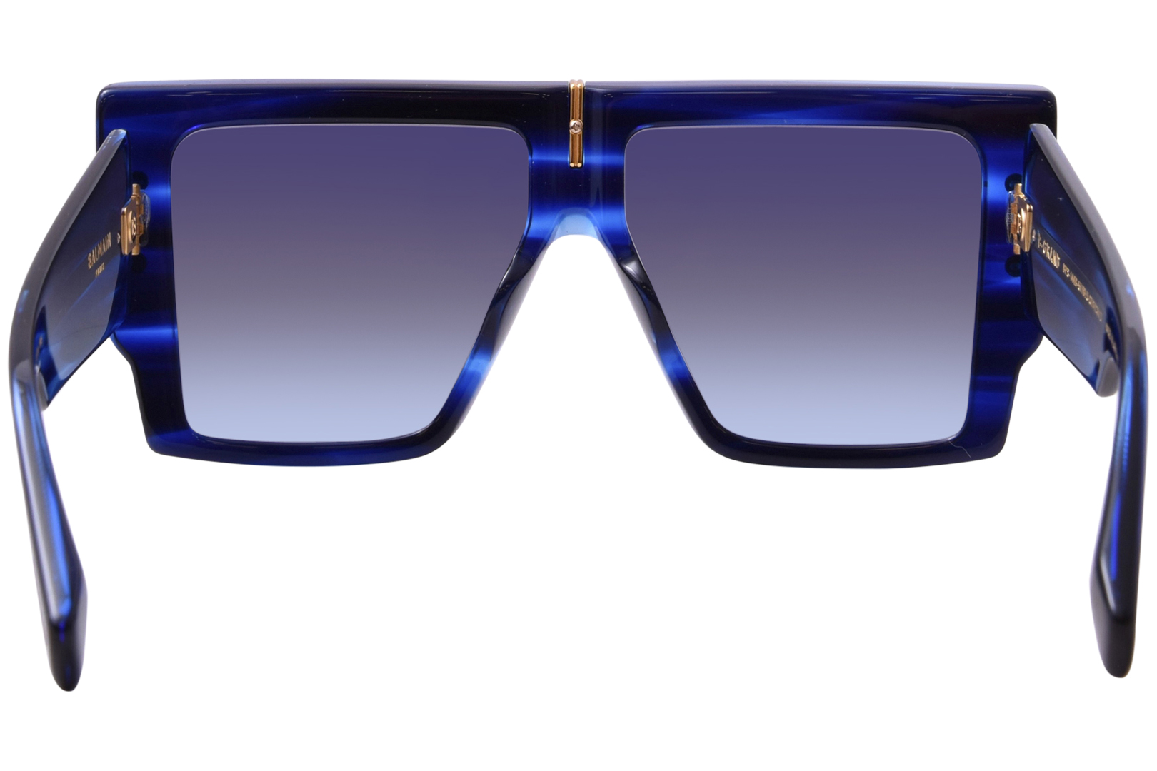 Balmain B-Grand BPS-144B Sunglasses Blue/Gold/Dark Grey