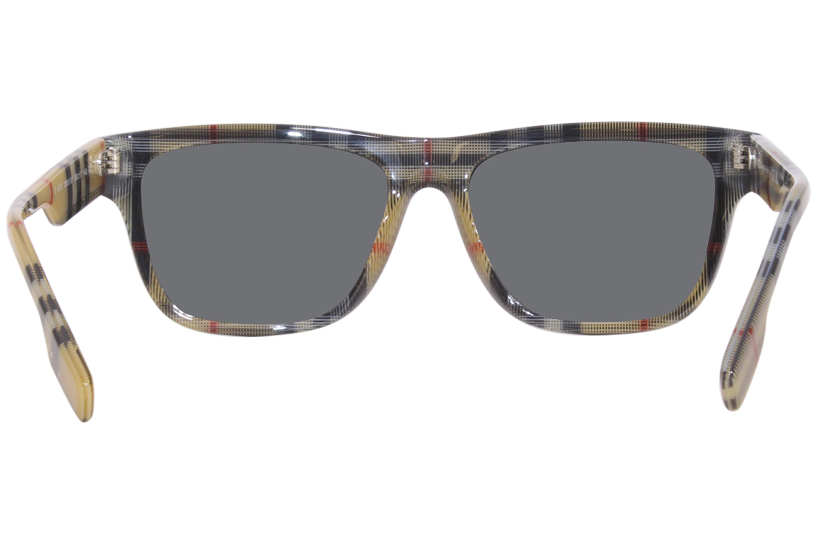 Burberry BE4293 380687 Sunglasses Men's Top Black-Vintage Check/Grey 56 ...