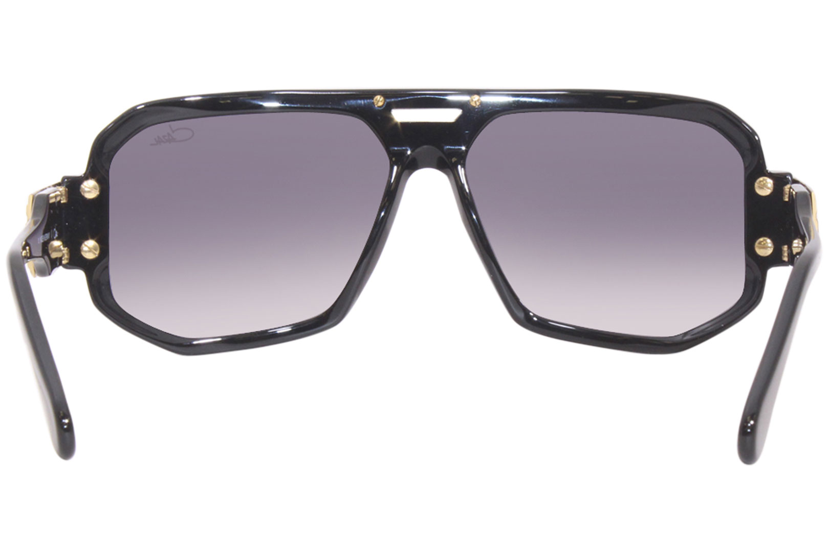 Cazal Legends 675 001 Sunglasses Men's Black/Gold/Grey Gradient 60-14 ...