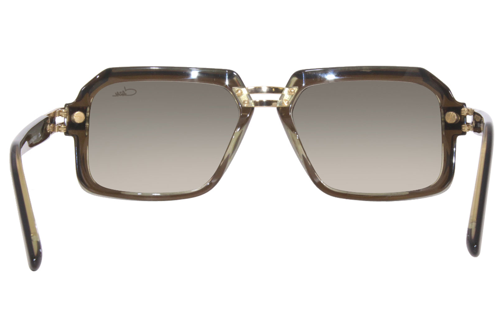 新春初売り Cazal 6004/3 016 Sunglasses Men's Olive Transparent/Brown ブランデー