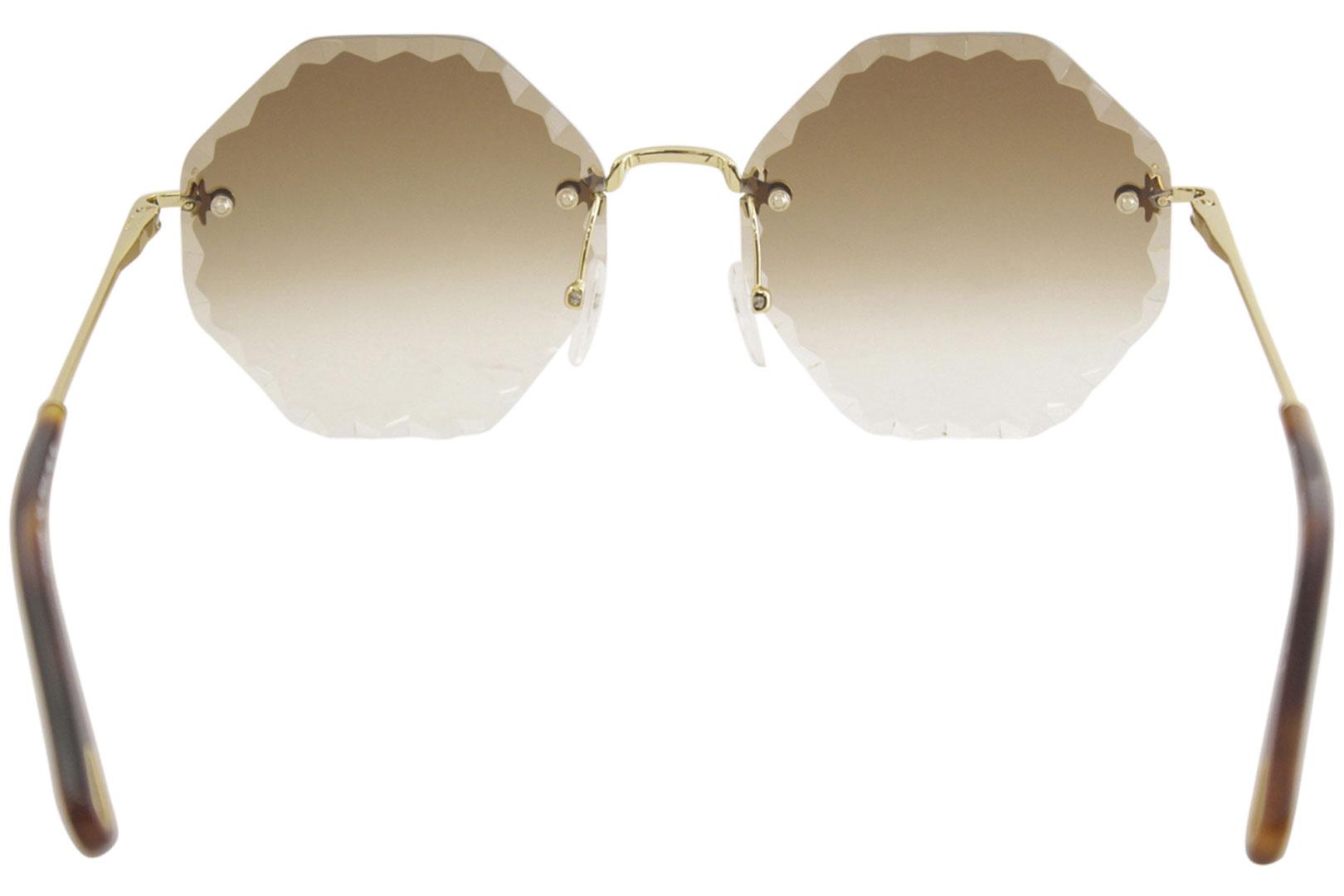 Chloe Women's CE143S CE/143/S 742 Gold Fashion Round