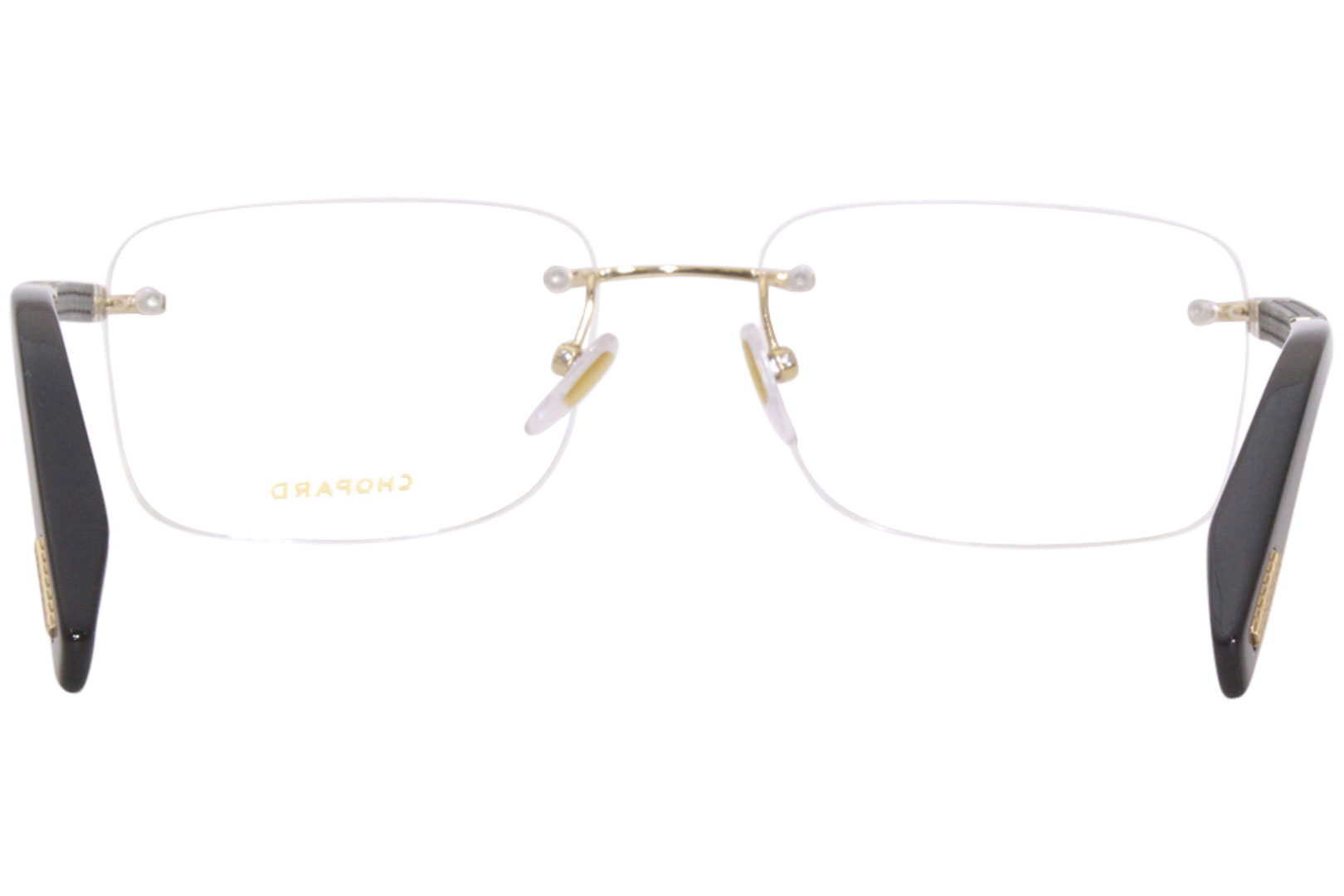 Chopard VCHF58 Eyeglasses Men's Rimless Rectangular Optical Frame ...