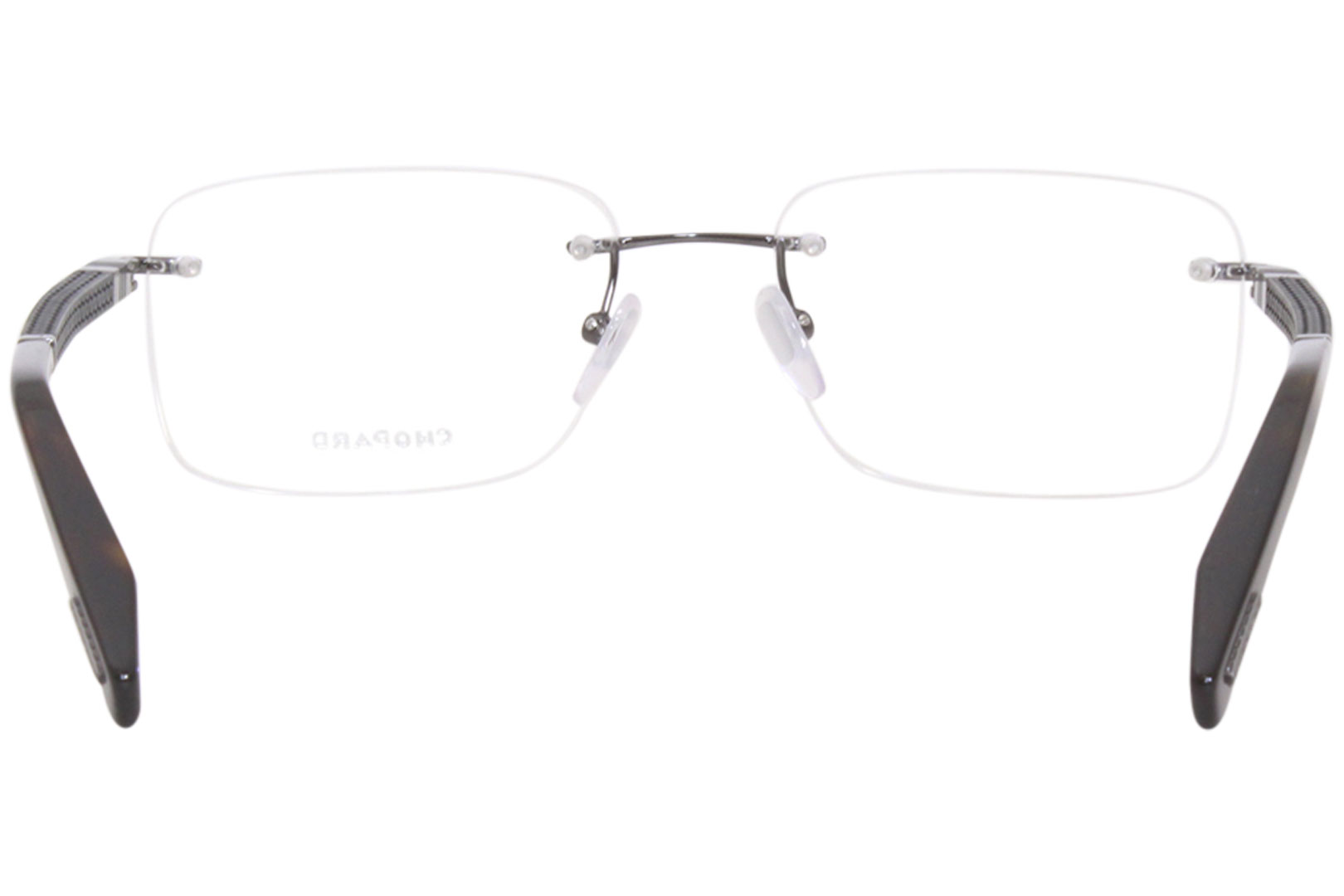 Chopard VCHF58 Eyeglasses Men's Rimless Rectangular Optical Frame ...
