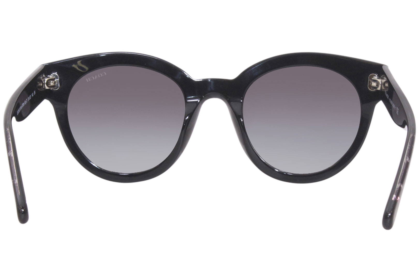 Sunglasses Coach HC 7147 90014M Ch556 Shiny Silver Blue