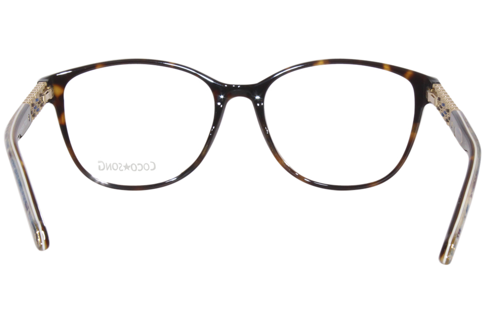 Coco Song Jericho Road CV235-3 Eyeglasses Women's Blue/Brown