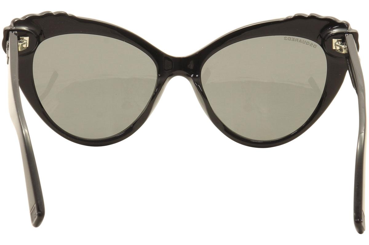 Dsquared2 Women's Elizabeth DQ0168 DQ/0168 52N Dark Havana Dsquared2 Women's Elizabeth DQ0168 DQ/0168 52N Dark Havana