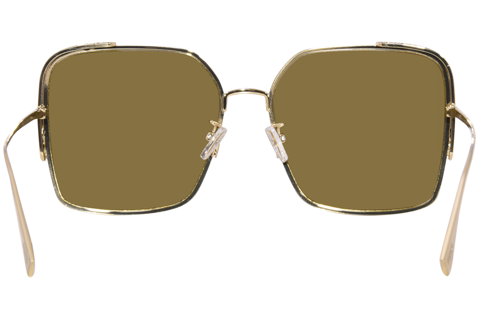 Fendi FE40038U 10Y Sunglasses Women's Shiny Gold/Rose Square