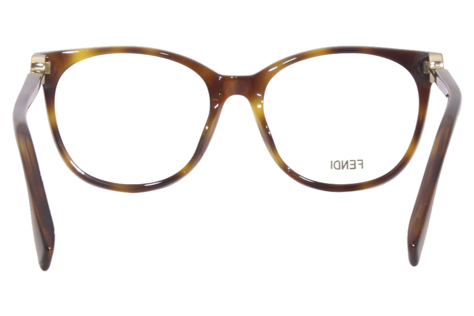 Fendi FF0393 086 Eyeglasses Women's Havana Full Rim Square