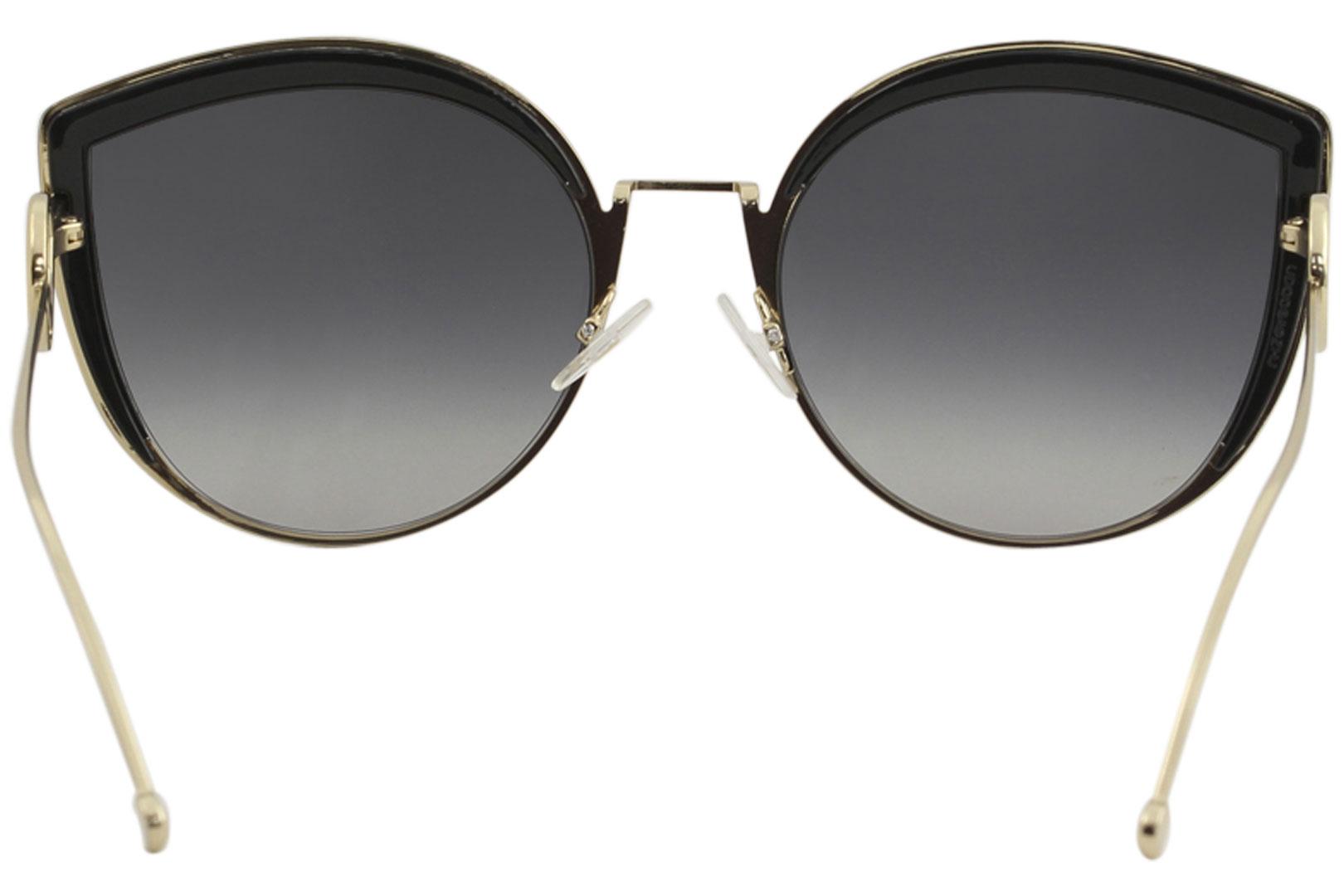 Fendi F is Fendi FF 0290 J5G Womens Cat-Eye Sunglasses Gold 58mm