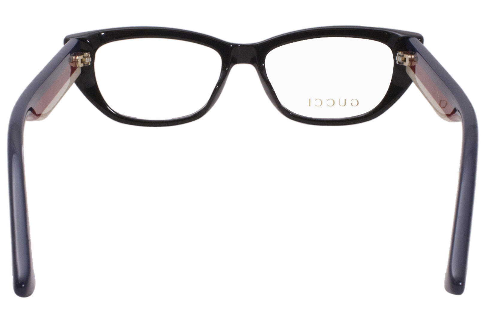 メガネ GUCCI Gucci - GG0277O-005 - black-multicolor-transparent Gucci Eyeglasses GG0277O 005 Black/Blue 48-15-145mm