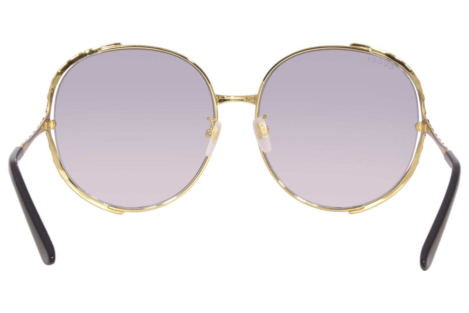 Gucci GG0595S 006 Sunglasses Women's Gold/Grey Gradient