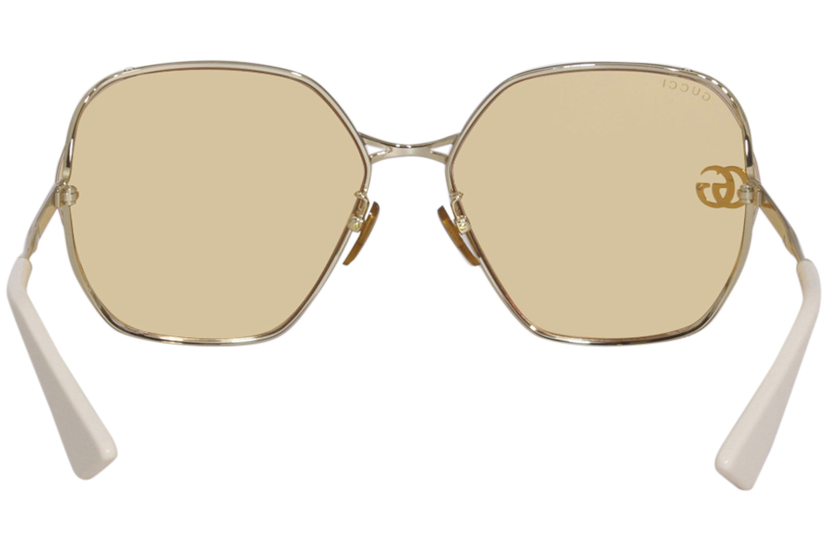GUCCI サングラス GG0818SA-001 GOLD/ GRAY ユニセックス Gucci / GG0818SA / GOLD-GOLD-GREY / GREY - Shop Glasses