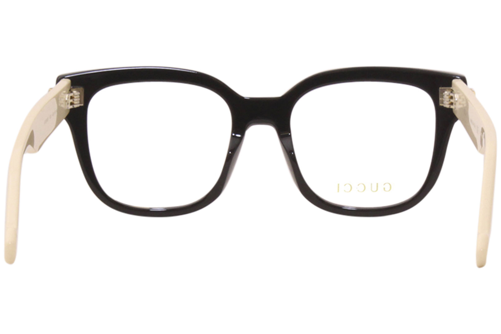 Gucci Eyeglasses Frame Women's GG0958O 002 Black/White 49-18-140 ...