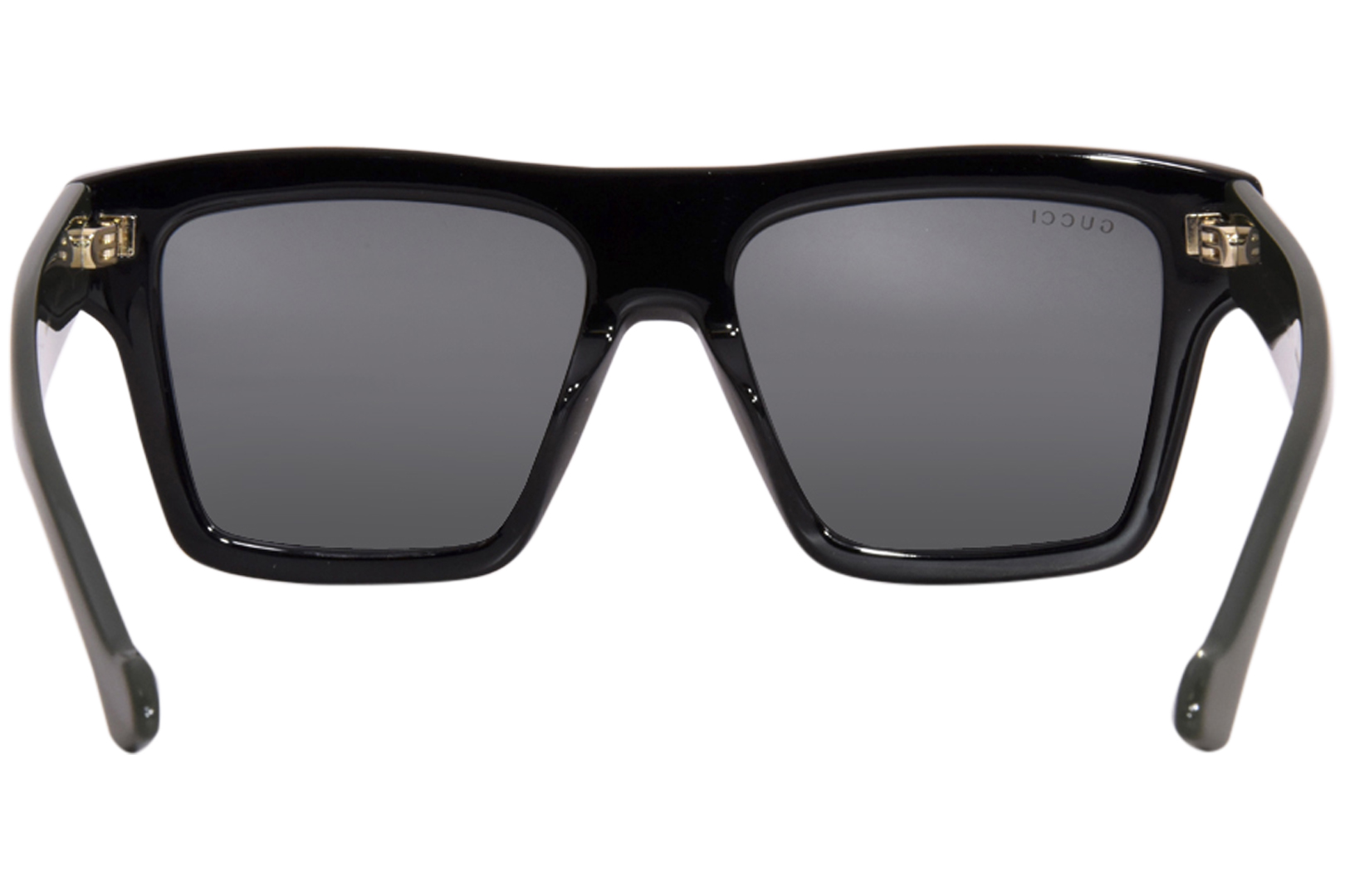 Gucci GG0962S 009 Sunglasses Men's Black/Green/Grey Square Shape 55-17 ...