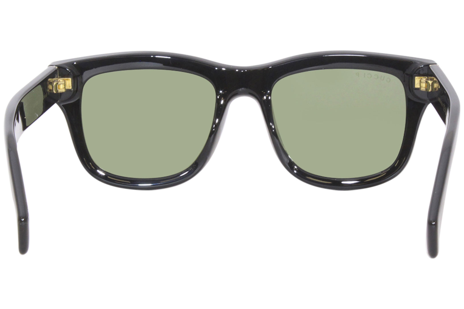 Gucci GG1135S 001 Sunglasses Men's Black/Polarized Green Square Shape ...
