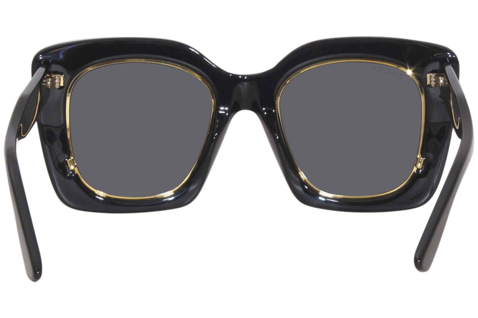 Gucci GG1151S 001 Sunglasses Women's Black/Grey Cat Eye 51-23-145
