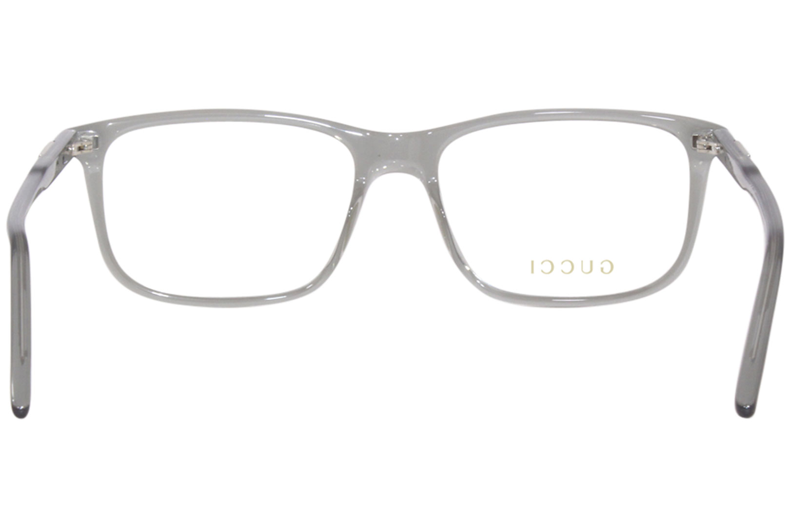Gucci GG1159O 002 Eyeglasses Men's Grey Full Rim Rectangle Shape 56-17 ...