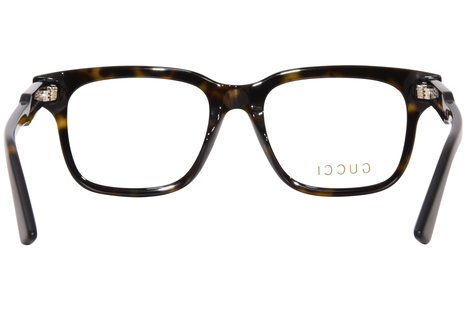 Gucci GG1265O 007 Eyeglasses Men's Havana Full Rim Rectangle Shape 52 ...