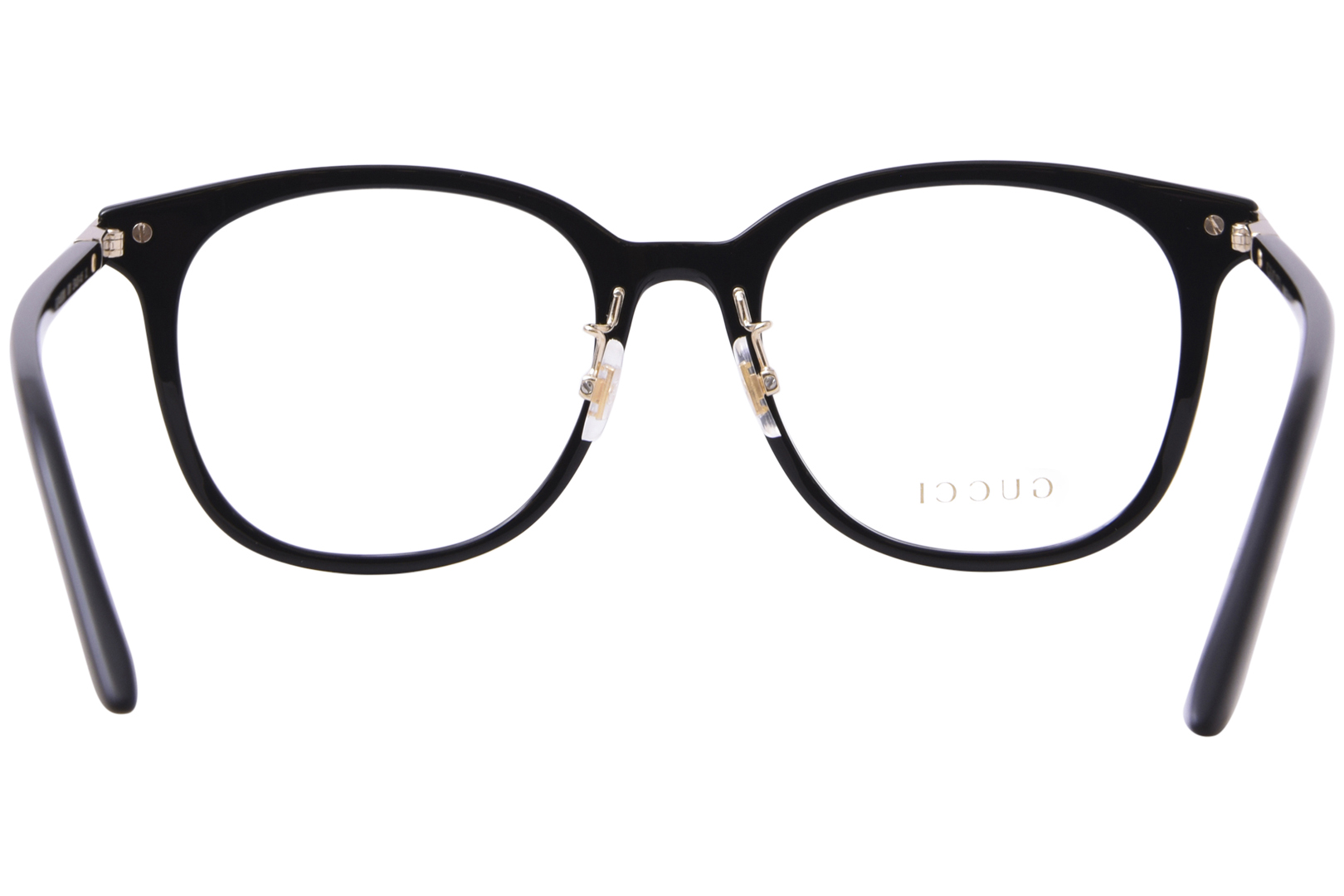 Gucci GG1453OK 001 Eyeglasses Women's Black Full Rim Round