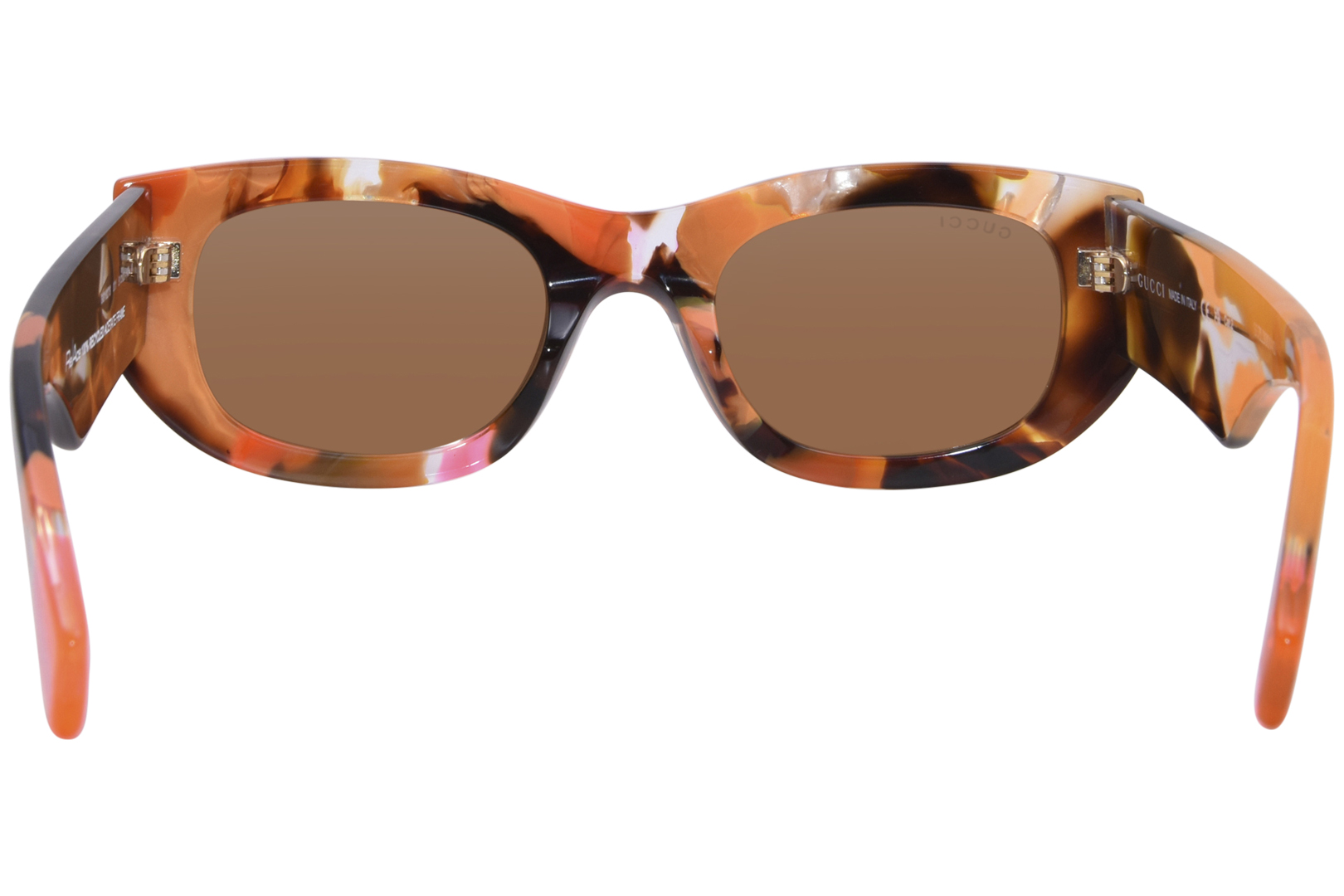 サングラス GUCCI Gucci - GG1627S - 001 orange orange brown Gucci GG1627S 001 Sunglasses Havana Orange - eye-oo.com