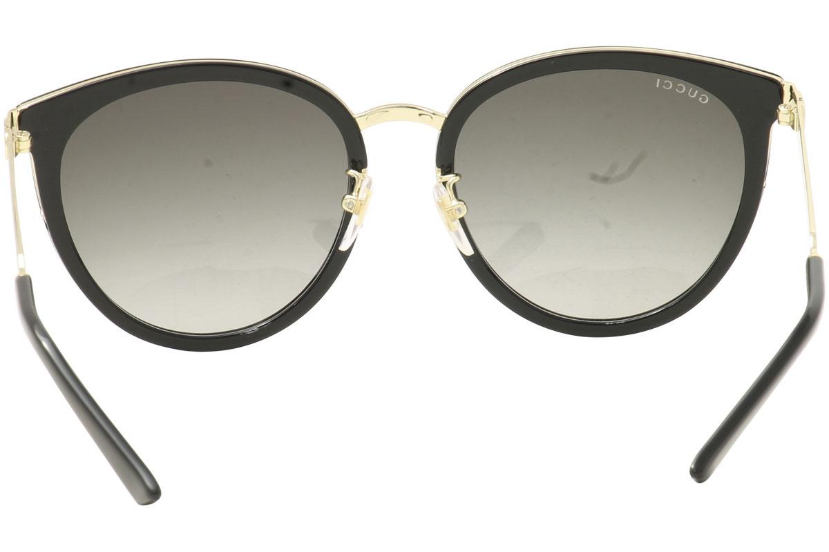 Gucci Women's GG0077SK GG/0077/SK Round Sunglasses Gucci Women's GG0077SK GG/0077/SK Round Sunglasses