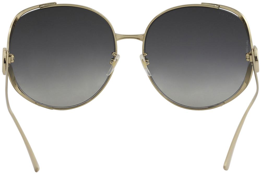 Rejse kronblad Distribuere Gucci Women's GG0225S GG/0225/S 001 Fashion Round Sunglasses | EyeSpecs.com