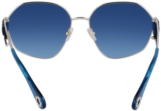 LANVIN シオメトリックフレムサンクラス LNV127S 731 Lanvin LNV127S 731 Sunglasses Women's Gold/Cherry Gradient