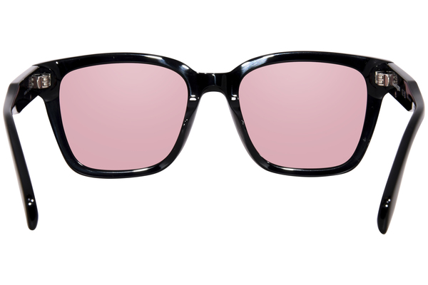 Alexander McQueen AM0399SA 002 Sunglasses Black/Pink Square