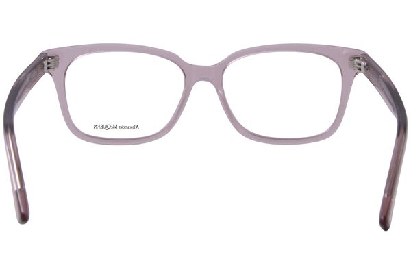 Alexander McQueen AM0464O 005 Eyeglasses Women's Violet Full