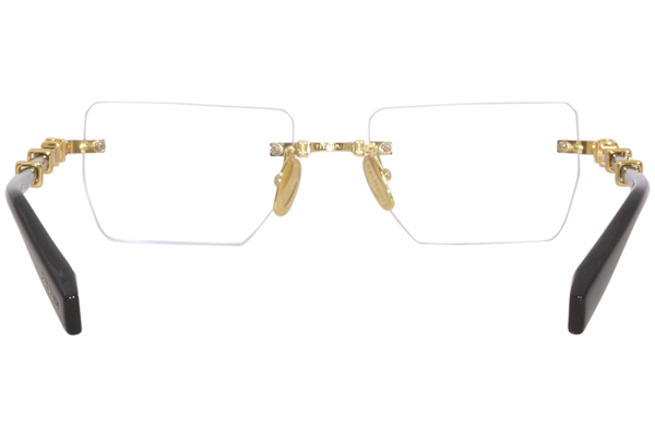 Balmain Pierre BPX-150A Eyeglasses Gold/Black Rimless