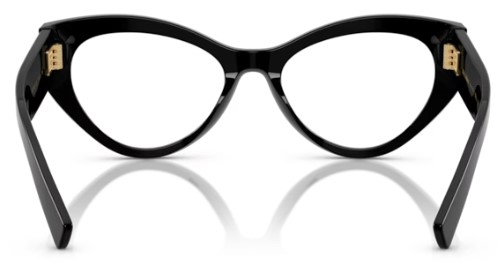 DOLCE & GABBANA キャットアイクラス DG3403 501 Dolce & Gabbana DG3403 501 Eyeglasses Women's Black Full Rim