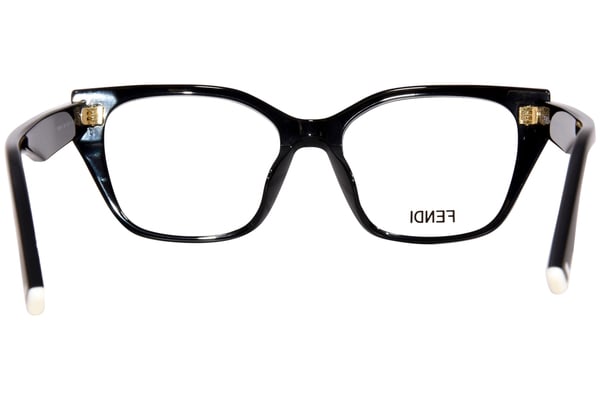 メガネ FENDI Woman Optical frames Black FE50025I 001 Eyeglasses FENDI FE50025I 001 55-15 Black in stock | Price