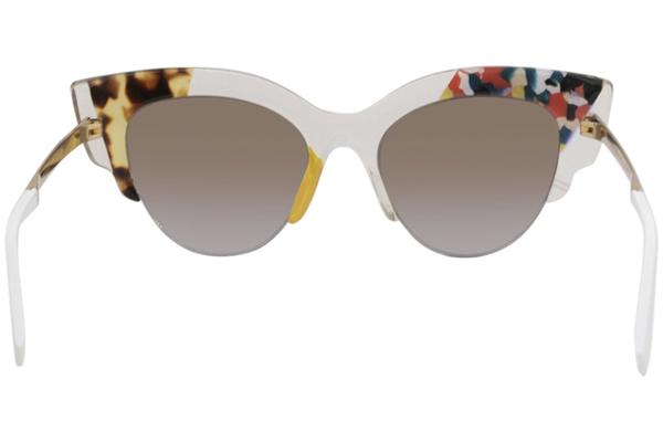 Fendi Women's FF0178/S FF/0178/S TKWLW Honey Crystal Cateye