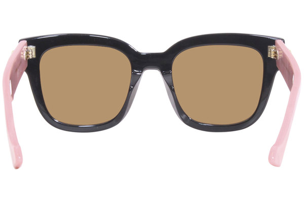 ● GUCCI ● サングラス Black-Pink / Brown / 52mm Gucci GG0998S 005 Sunglasses Women's Black/Pink/Brown Square