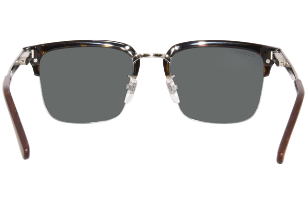 Gucci GG1226S 003 Sunglasses Men s Havana Silver Green Square