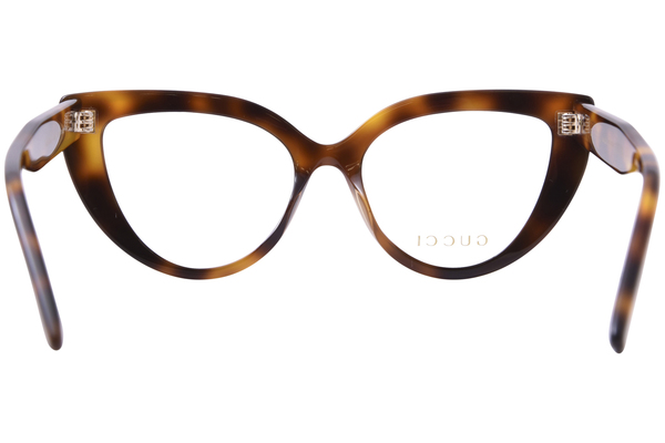 GUCCI キャットアイフレムメカネ GG1530O 002 Gucci GG1530O 002 Eyeglasses Women's Havana Full Rim Cat Eye