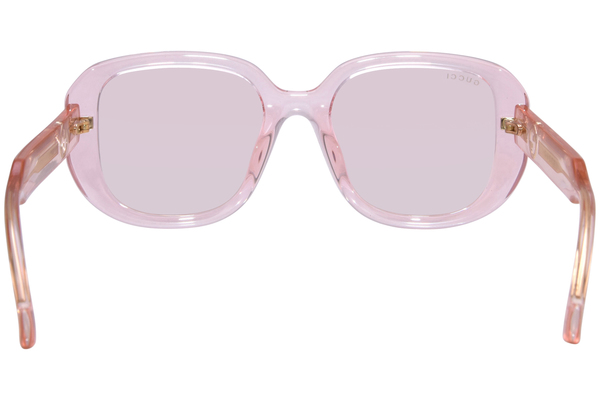 小物 Gucci sunglass Gucci GG1557SK 003 Sunglasses Nude/Pink Gradient Rectangle