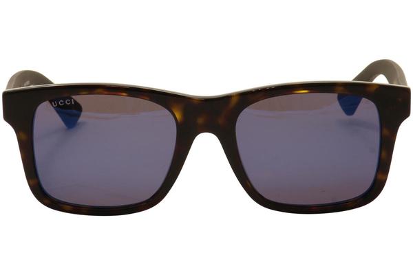 Gucci Men s GG0008S GG 0008 S 003 Havana Brown Fashion Sunglasses 53mm EyeSpecs