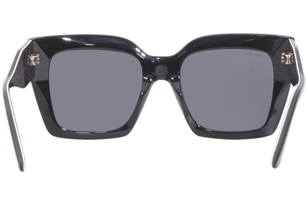 Jimmy Choo Sunglasses Women's Eleni/G/S 1EIIR Black-Grey Leopard Print  53-20-14
