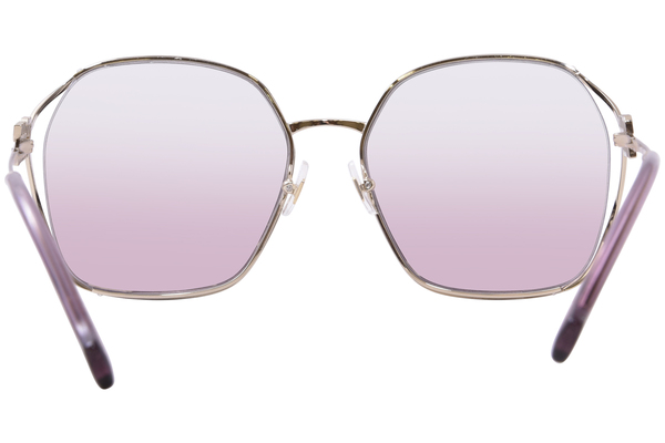 Miu Miu MU-52WS ZVN04Z Sunglasses Women's Pale Gold/Clear