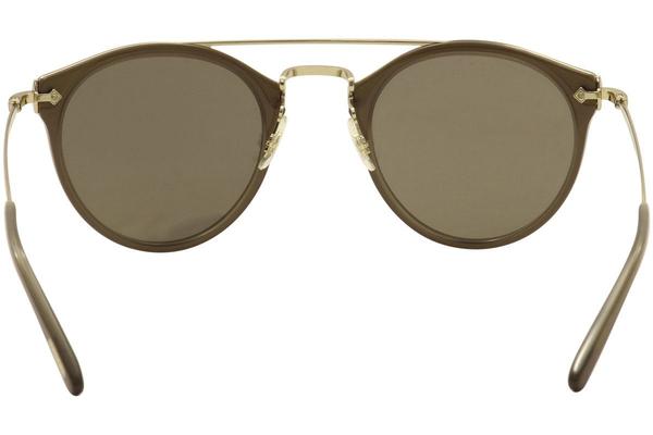 New Oliver Peoples OV 5349 S 14736G REMICK Taupe/ Gold Mirror Sunglasses 