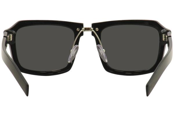 Prada Men's SPR09X SPR/09/X 1AB-5S0 Black Square Sunglasses Prada Men's SPR09X SPR/09/X 1AB-5S0 Black Square Sunglasses