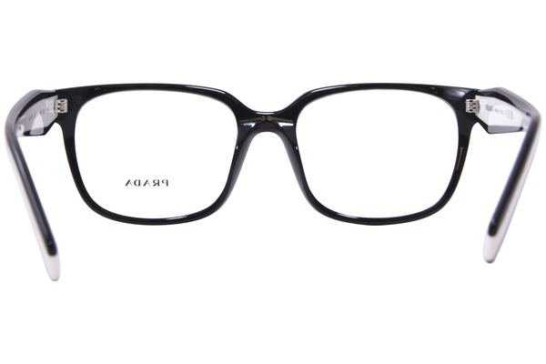 Prada PR 17ZV 1AB1O1 Eyeglasses Women's Black Full Rim Oval