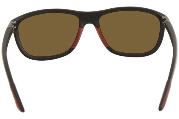 Ray Ban 8351 RB 8351 M RayBan F602 H3 Black Rectangle Polarized Sunglasses 60mm EyeSpecs