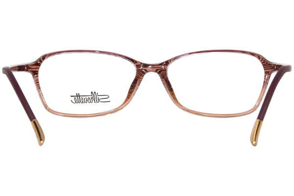 Silhouette Eyeglasses SPX Illusion 1605 3530 Rosewood