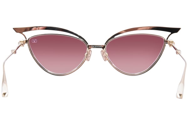 メガネ VALENTINO FW25 Valentino - VLX - f (VLX 118 F) Valentino V Glassliner VLX118 With Chain Cat Eye Glasses