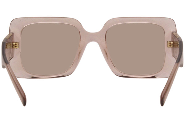 Versace Sunglasses VE4405 53394E Transparent Pink-Gold Medusa Logo/Gold  Mirror