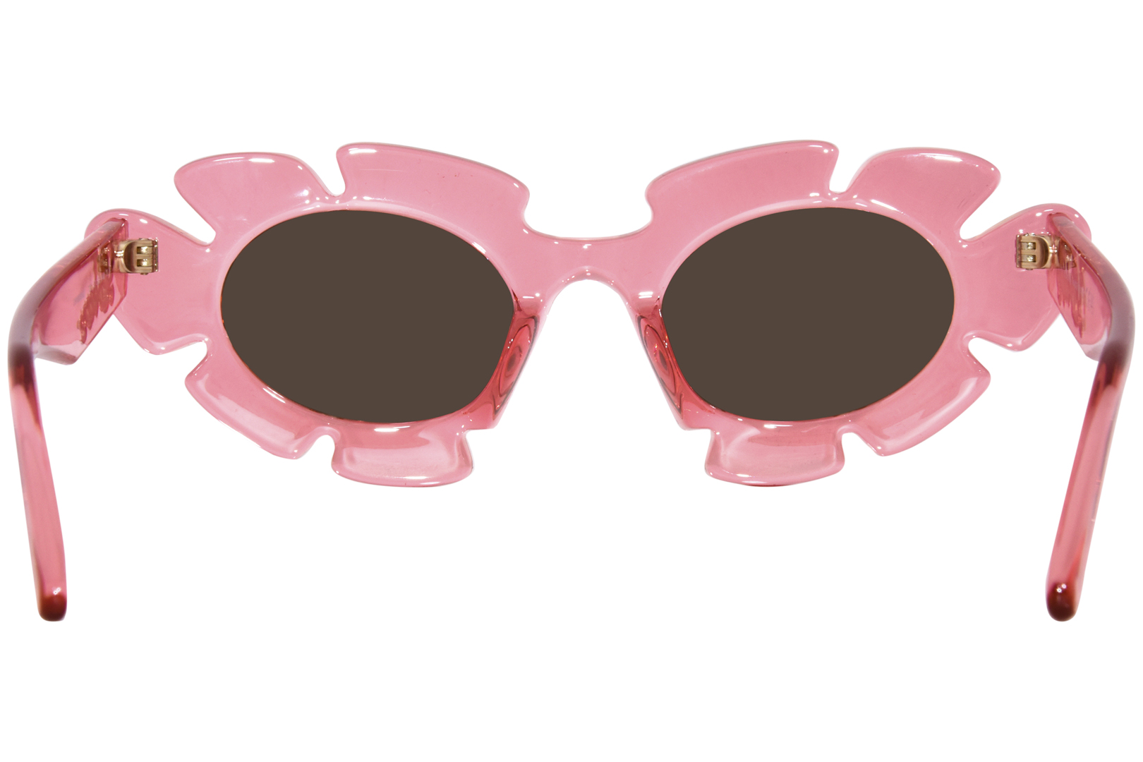 Loewe LW40088U 72E Sunglasses Women's Shiny Transparent Pink