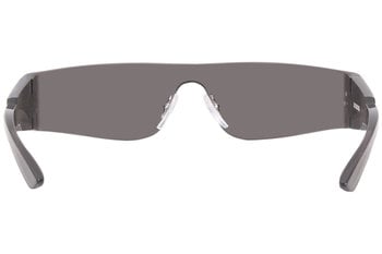 Balenciaga BB0041S 002 Sunglasses Silver/Grey Shield Style