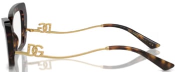 DOLCE & GABBANA キャットアイクラス DG3391B 501 Dolce & Gabbana DG3391B 501 Eyeglasses Women's Black Full